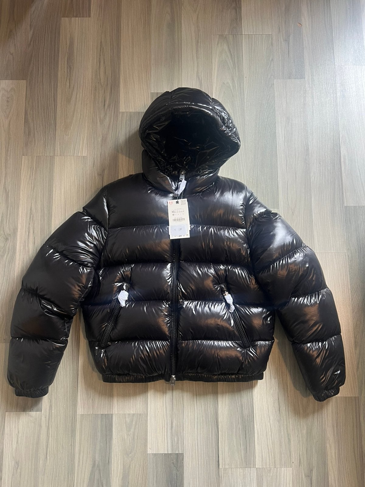 Zara pufferjack XS, Ophalen of Verzenden, Nieuw, Maat 46 (S) of kleiner, Zwart