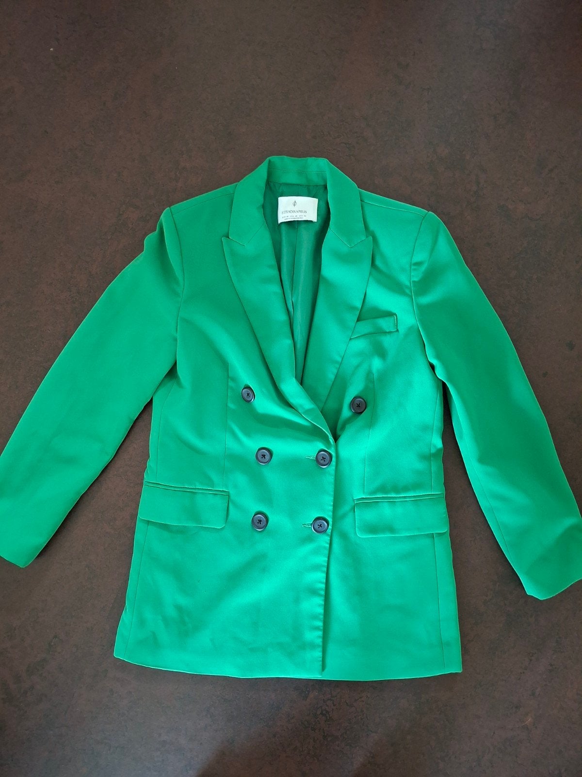 Groene blazer Stradivarius XS/34 Nieuw, Nieuw, Ophalen of Verzenden, Jasje, Maat 34 (XS) of kleiner