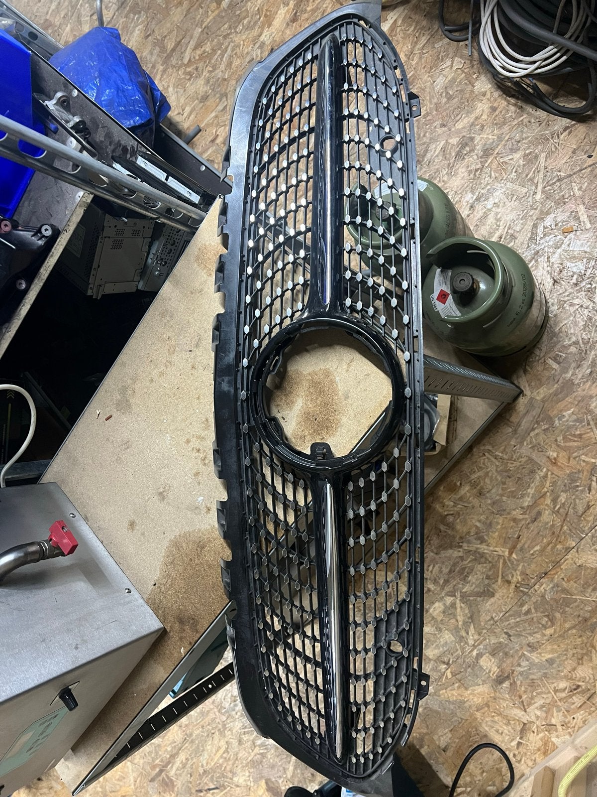 Mercedes A-Klasse W177 AMG Diamond Grill OEM, Auto-onderdelen, Ophalen of Verzenden, Gebruikt, Voor, Mercedes-Benz