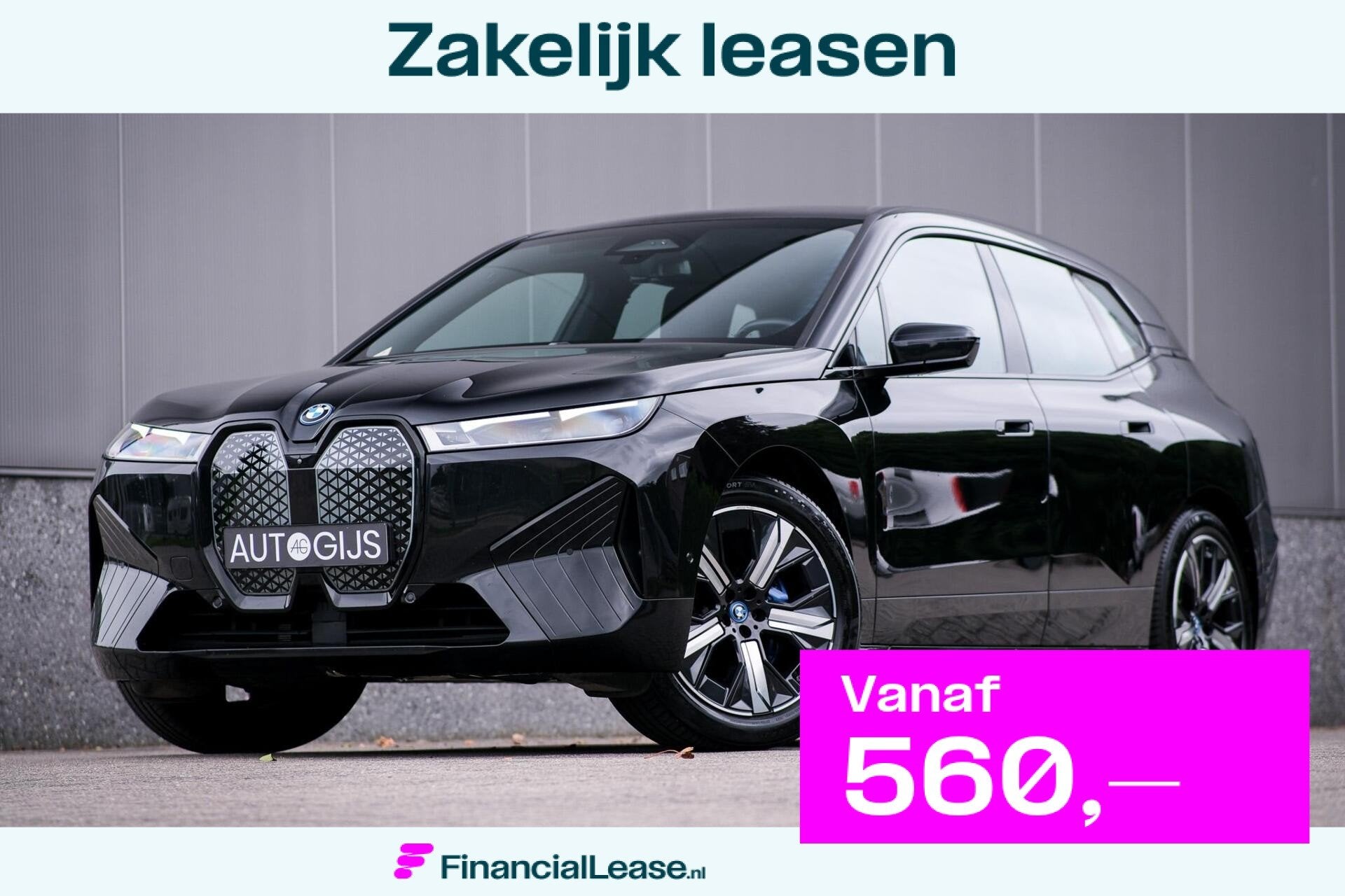 BMW iX xDrive40 High Executive 77 kWh | Trekhaak | Panorama, Automaat, Gebruikt, Zwart, 416 km