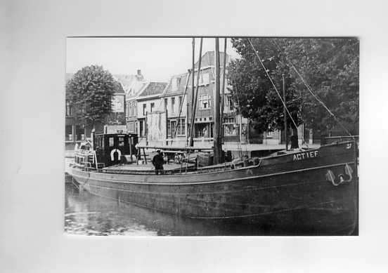 scheepvaart-foto-actief 1924-coaster/binnenvaart, Verzamelen, Scheepvaart, Ophalen of Verzenden, Zo goed als nieuw, Motorboot