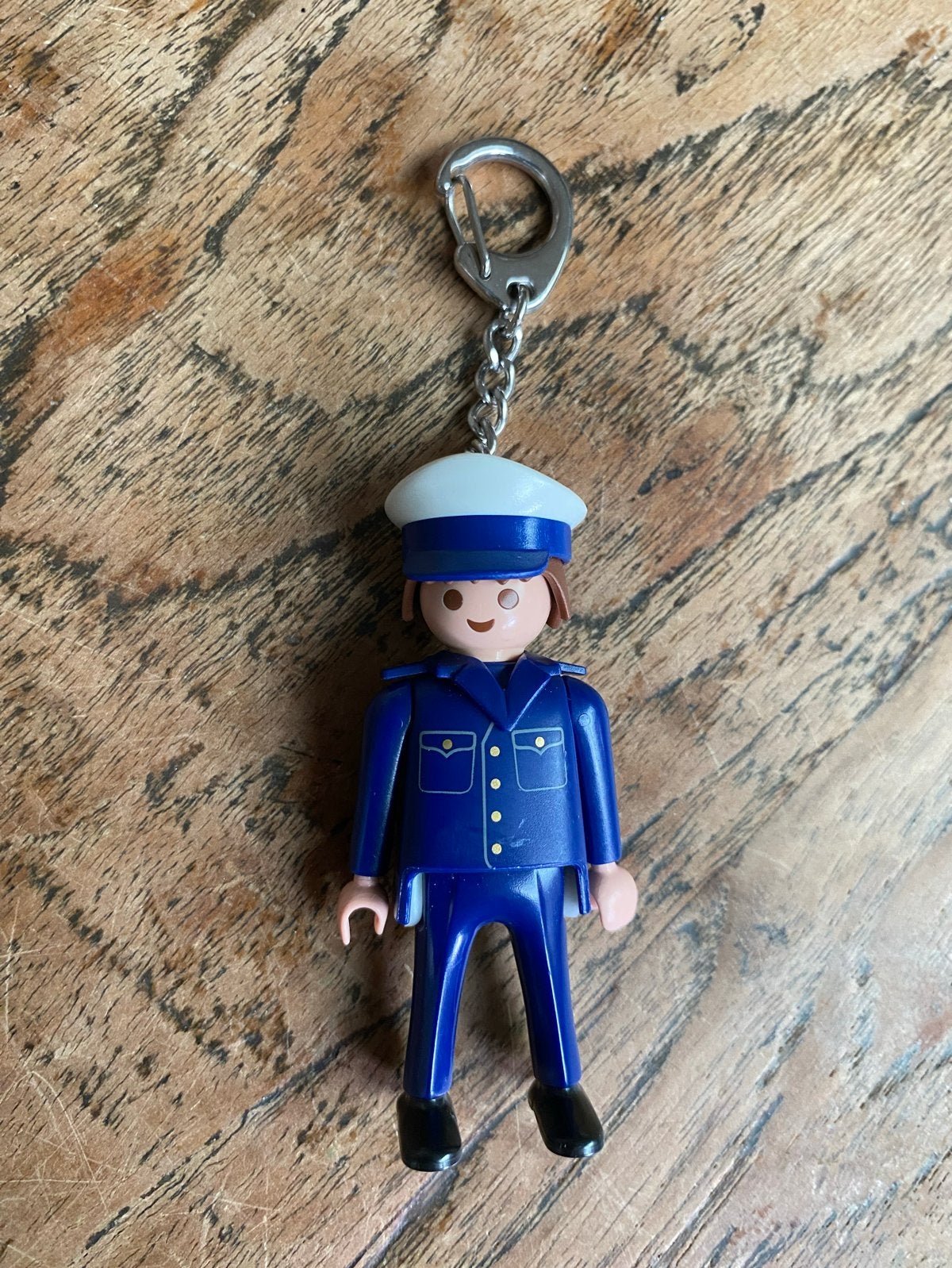 Playmobil sleutelhanger - Politieagent, Ophalen of Verzenden, Zo goed als nieuw