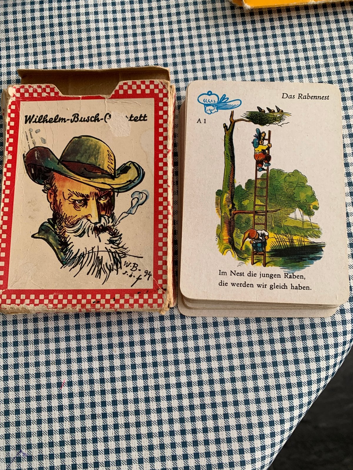 Kwartet Quartett Wilhelm-Busch = uit 1994 - Duits, Een of twee spelers, Ophalen of Verzenden, Gebruikt, Verlag  Rudolf Forkel