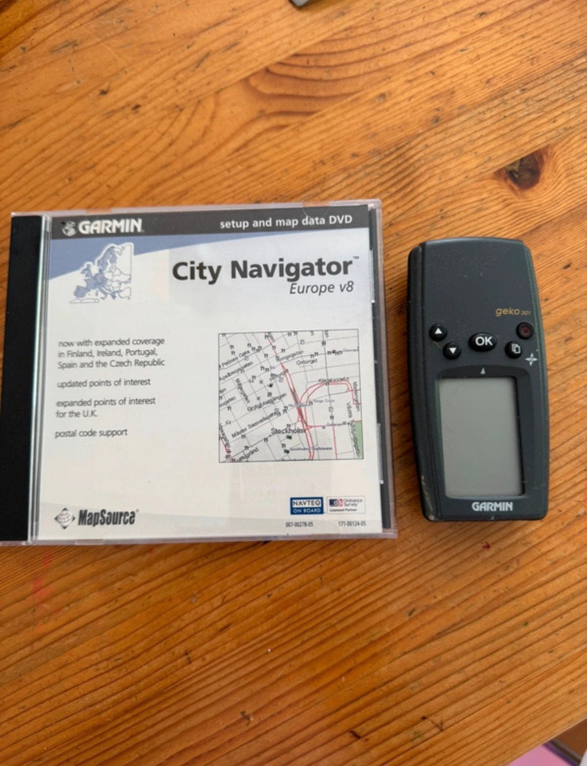Garmin geko 301 plus city navigator, Ophalen of Verzenden, Gebruikt