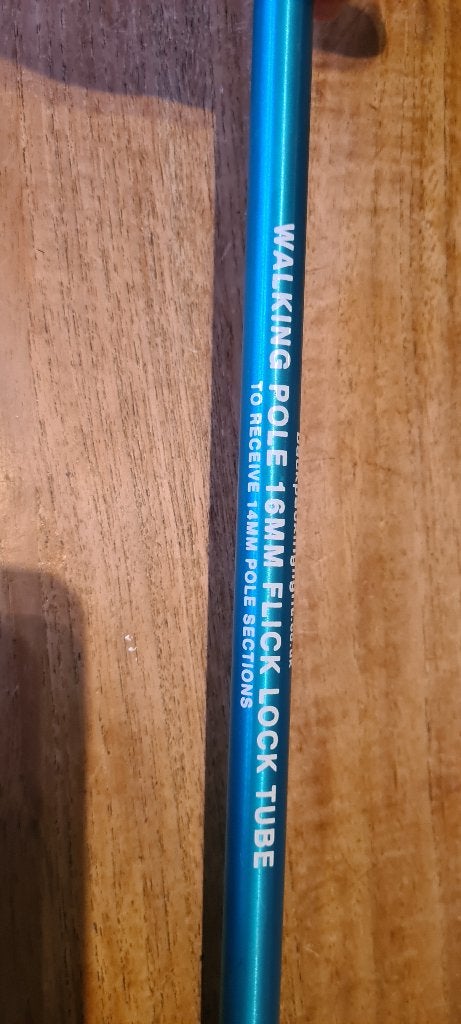 Wandelstok verlengstuk / extender aluminium, Ophalen of Verzenden, Zo goed als nieuw