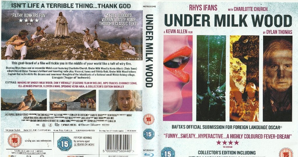 Under milk wood blu ray ( engels ), Ophalen of Verzenden, Zo goed als nieuw, Actie