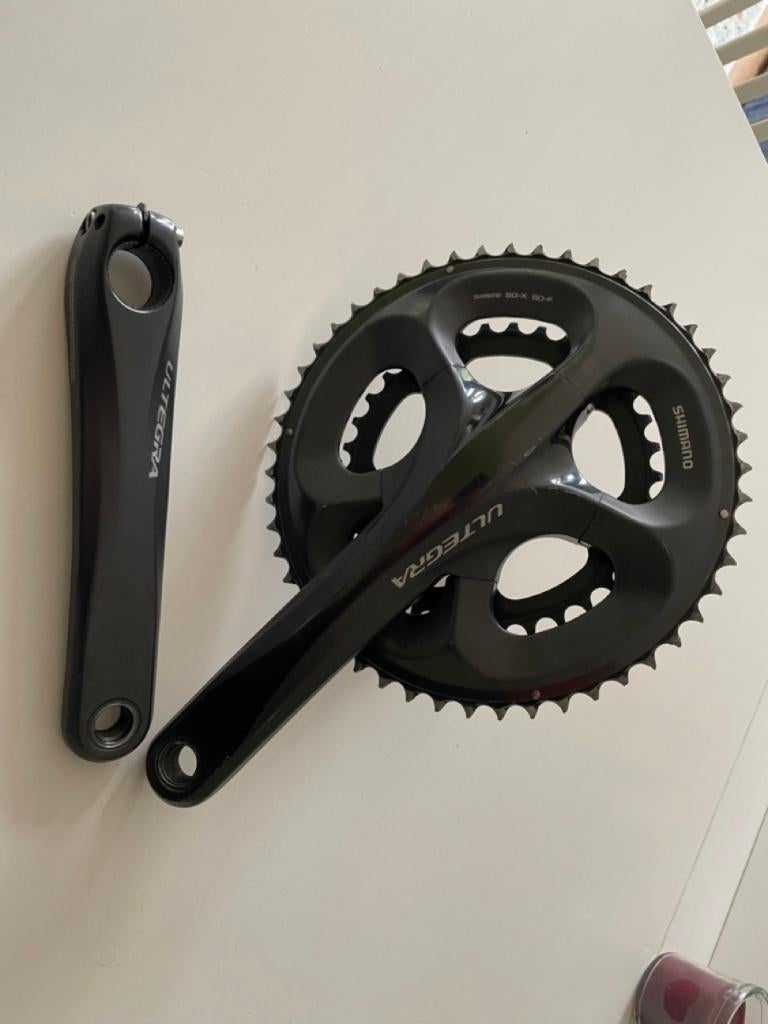 Ultegra crank FC-6700 50/34, Ophalen of Verzenden, Gebruikt, Crankstel of Pedalen, Shimano
