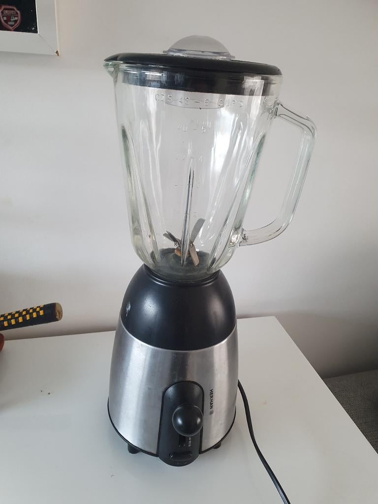Herman Blender - Krachtige Mixer voor Smoothies en Meer, Ophalen of Verzenden, Gebruikt, Blender