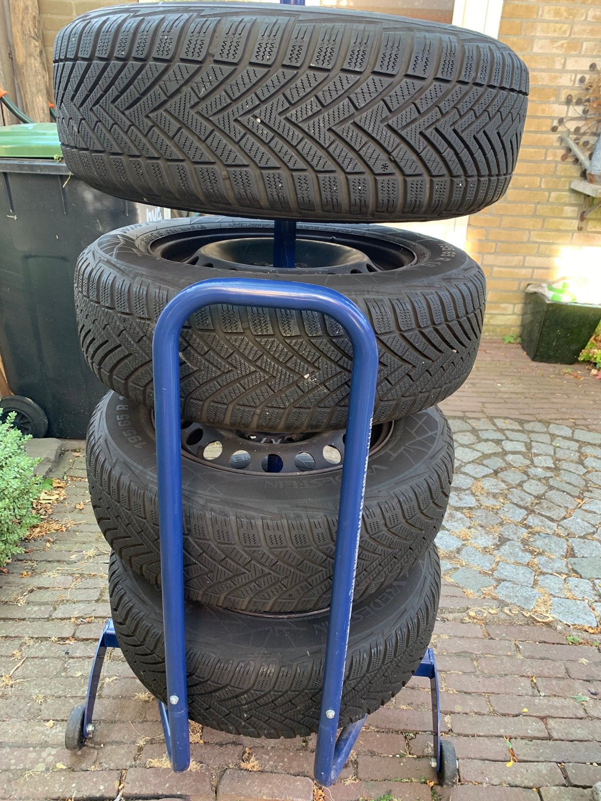 Golf 7 originele winterwielen 15”, Ophalen