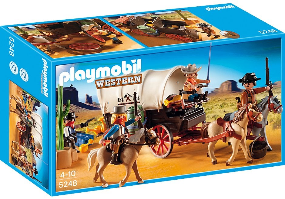 5248 goudtransport met overvallers , western, cowboy, Kinderen en Baby's, Speelgoed | Playmobil, Ophalen of Verzenden, Nieuw, Complete set