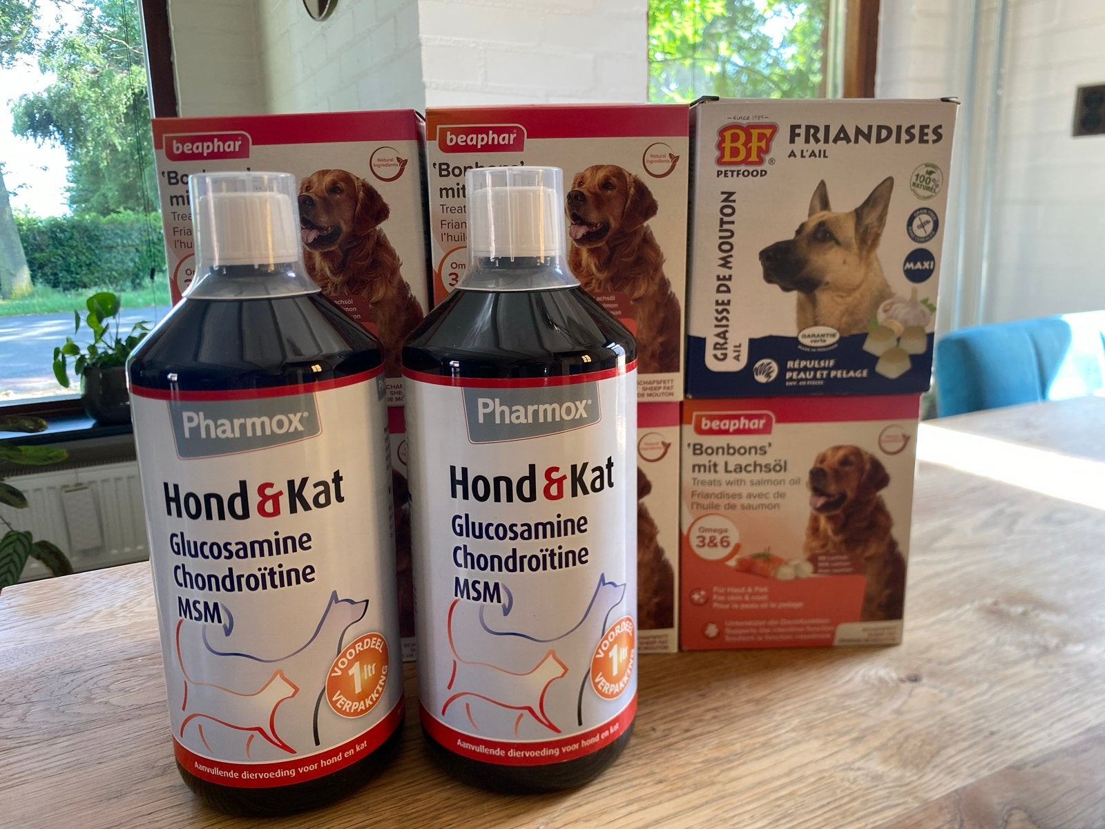 Glucosamine Chondroitine en bonbons met knoflook of zalm, Dieren en Toebehoren, Ophalen, Hond
