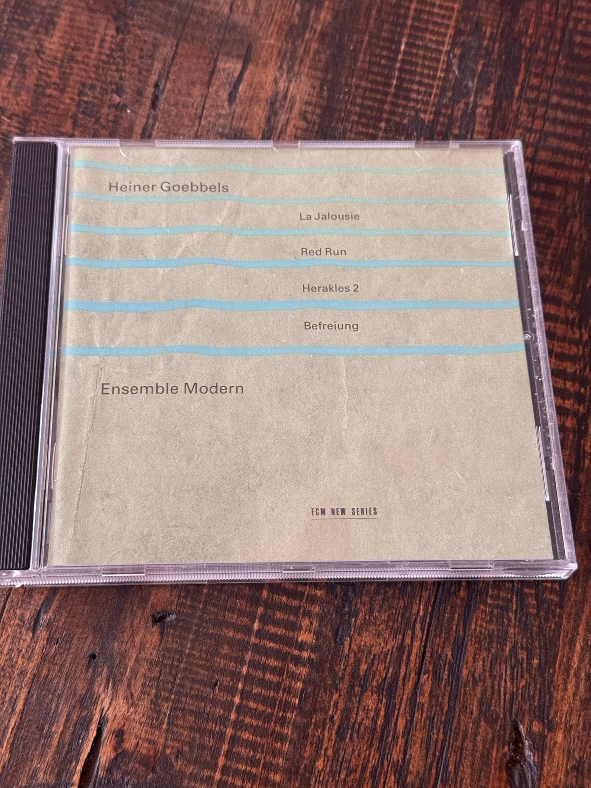 Heiner Goebbels - ECM 1483 - La Jalousie, Red Run, Herakles, Gebruikt, Overige componisten, Ophalen of Verzenden, Inclusief boekje