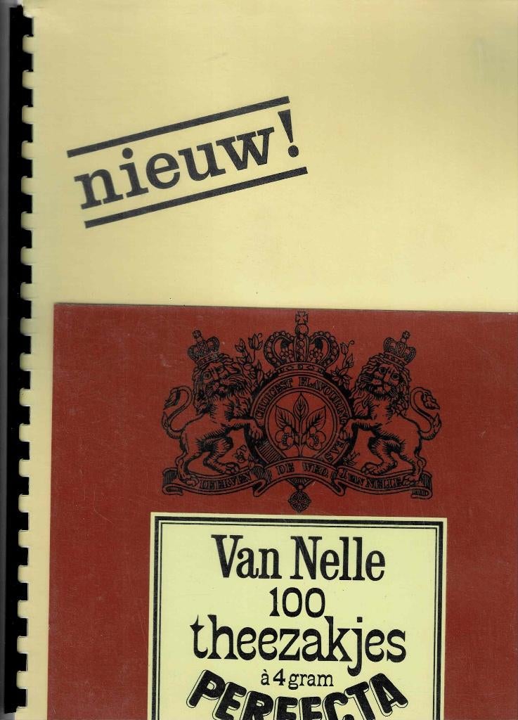 Oude folders van "VAN NELLE" 2, Ophalen of Verzenden, Nieuw, Overige typen
