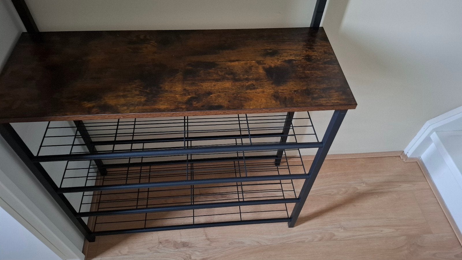 Kapstok met schoenenrek - Industrieel design, Ophalen, Nieuw, Metaal, Staande kapstok