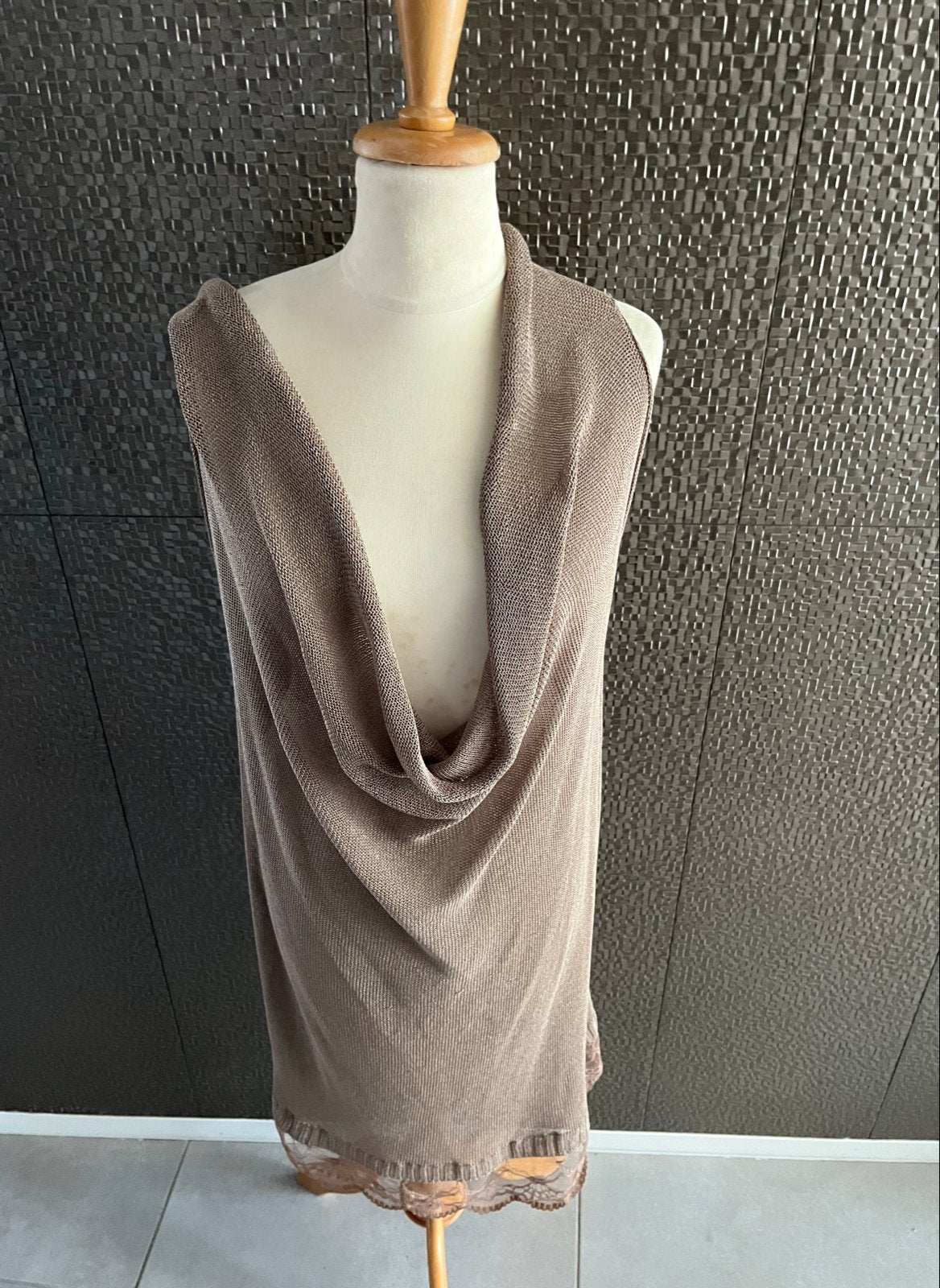 Le Fate Italiaanse jurk nude, Beige, Maat 42/44 (L), Nieuw, Ophalen of Verzenden
