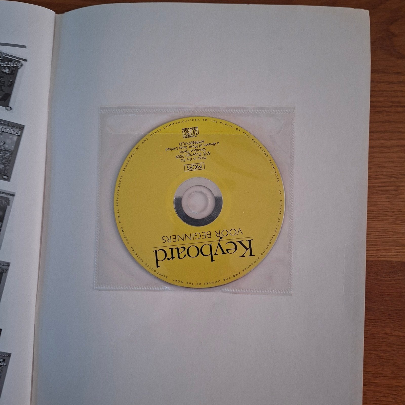 Keyboard lesboek voor beginners incl. CD, Ophalen of Verzenden, Zo goed als nieuw, Instrument
