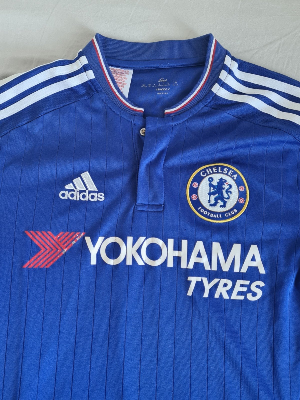 vintage CHELSEY voetbalshirt 2015 Adidas maat XS -176, Maat XS of kleiner, Ophalen of Verzenden, Gebruikt, Shirt