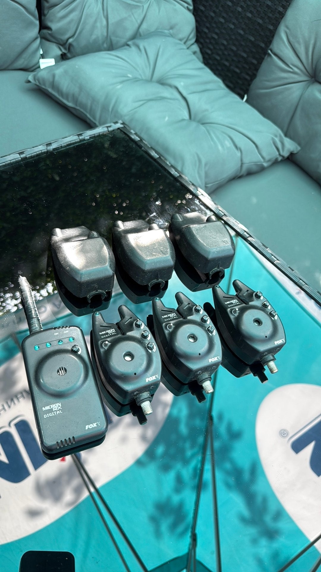 3+1 Fox Micron RX Digital Blauw, Watersport en Boten, Ophalen of Verzenden, Gebruikt, Overige typen
