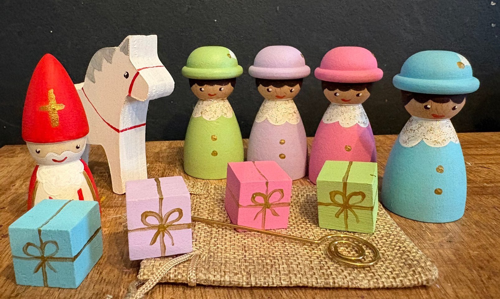 Sinterklaas peg dolls, Diversen, Ophalen of Verzenden, Nieuw