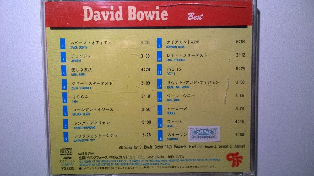 David Bowie - Best, Ophalen of Verzenden, Zo goed als nieuw, Poprock