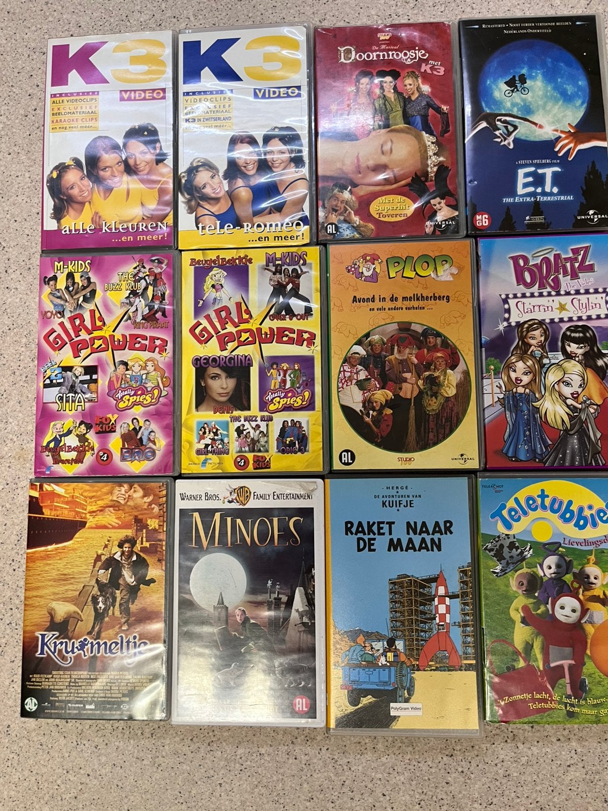 Diverse VHS Kinder videobanden, Ophalen, Cassette, Kind