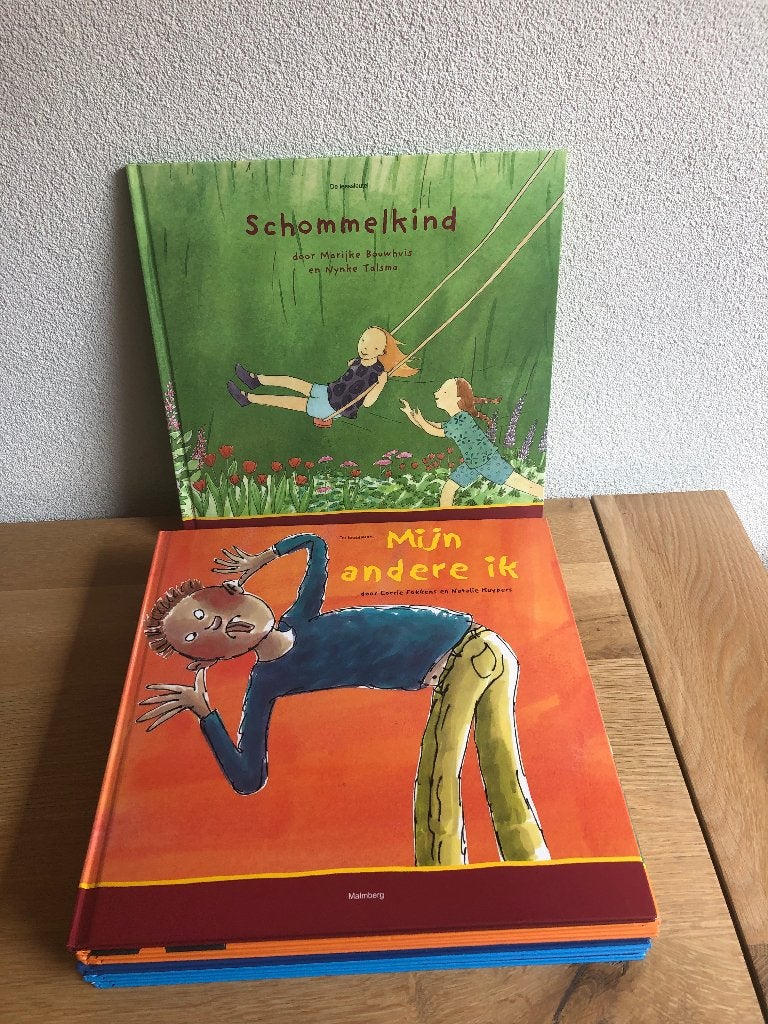De Leessleutel deel B 8 prachtige grote Prentenboeken, Boeken, Ophalen of Verzenden, Zo goed als nieuw, Diverse auteurs en en tekenaars