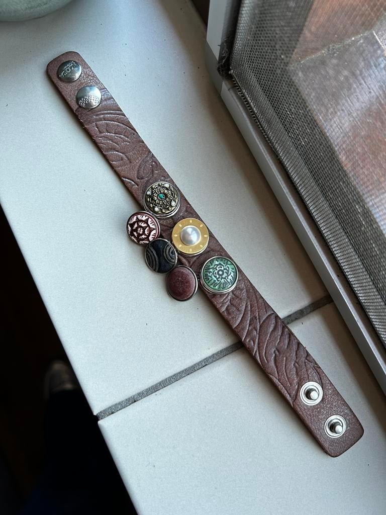 Noosa armband Nieuw, Ophalen of Verzenden, Zo goed als nieuw, Bruin, Leer