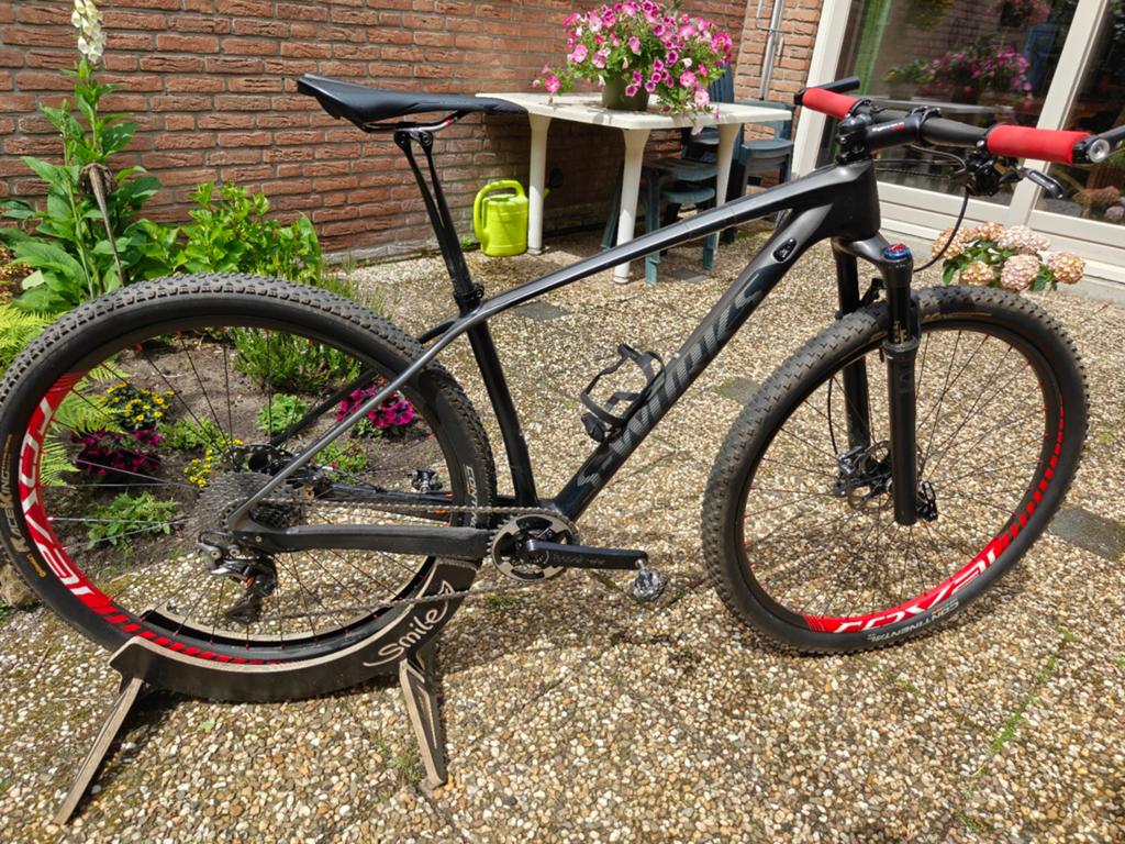 Specialized s-works hardtail mountainbike Brain voorvork, Carbon, 10 tot 15 versnellingen, Heren, Schijfrem