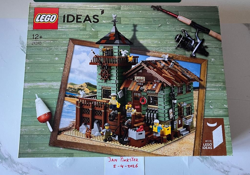 Lego 21310 Ideas Oude Viswinkel – Nieuw & Sealed, Kinderen en Baby's, Speelgoed | Duplo en Lego, Nieuw, Lego, Complete set, Compleet