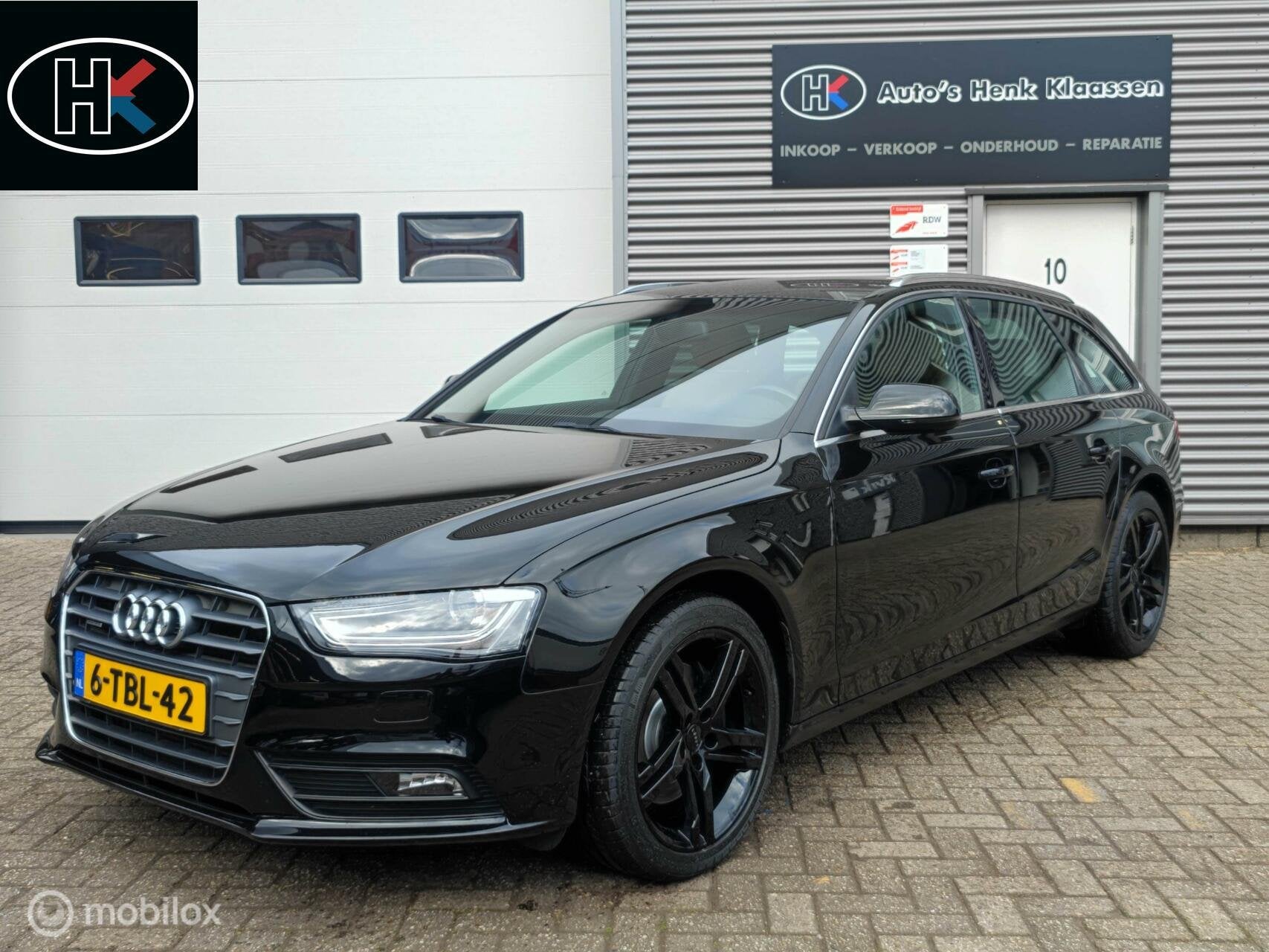 Audi A4 Avant 2.0TFSi Quattro Automaat Volleder FullNavi Nst, 4 cilinders, 1984 cc, A4, Zwart