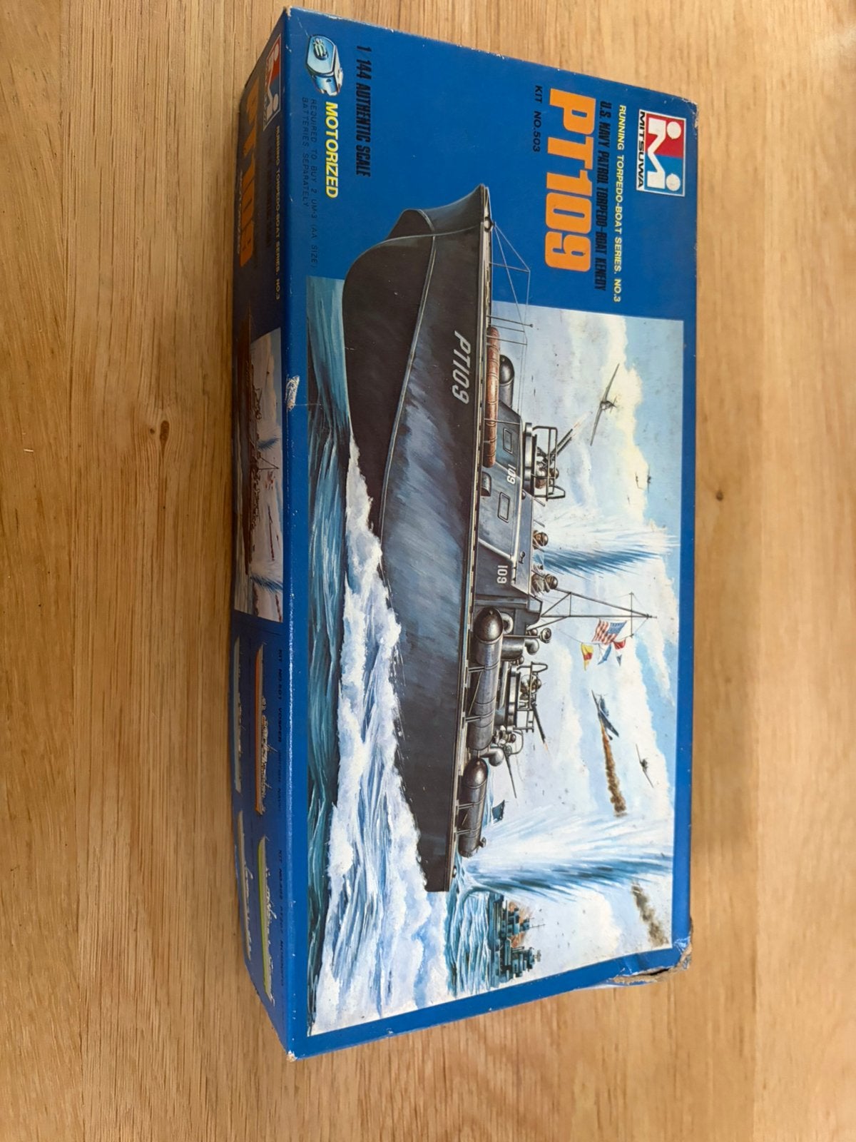 Mitsuwa pt109 us navy patrol torpedo boat kenedy 1/144 no503, Ophalen