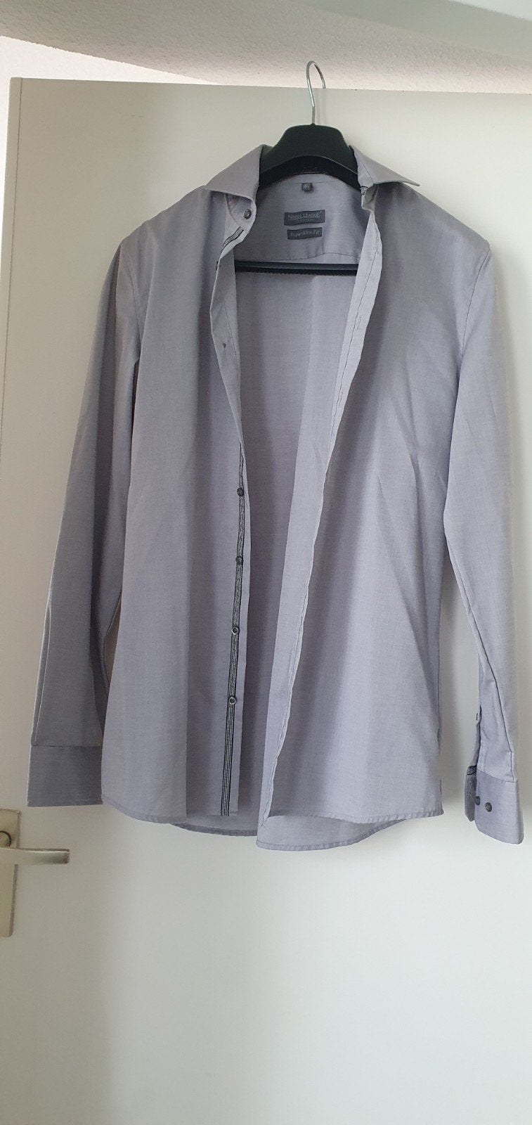 Nobel League Super Slim Fit overhemd - Maat 40, Kleding | Heren, Nobel League, Ophalen of Verzenden, Zo goed als nieuw, Halswijdte 41/42 (L)