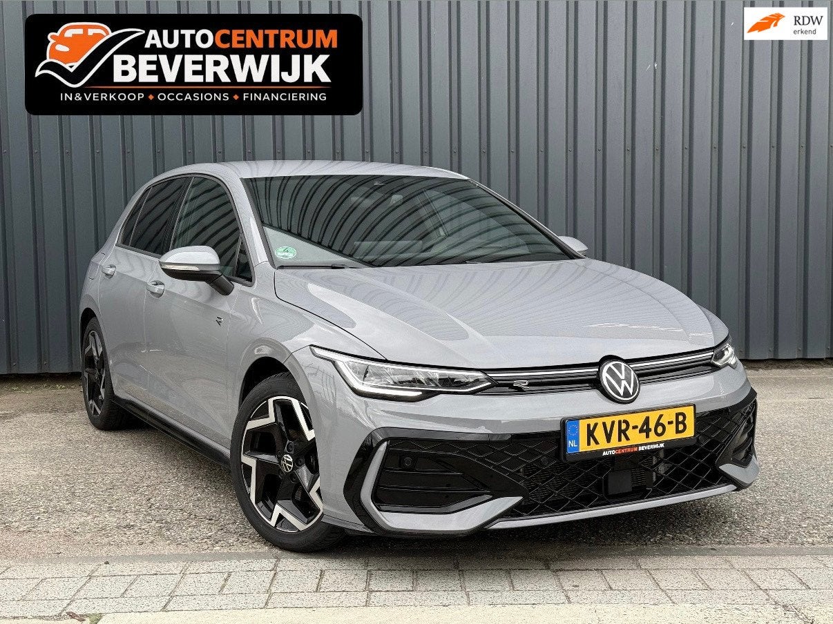Volkswagen GOLF 8.5 DSG 1.5 eTSI R-Line Edition Incl BTW Led, Dealer onderhouden, 4 cilinders, 150 pk, Leder en Stof