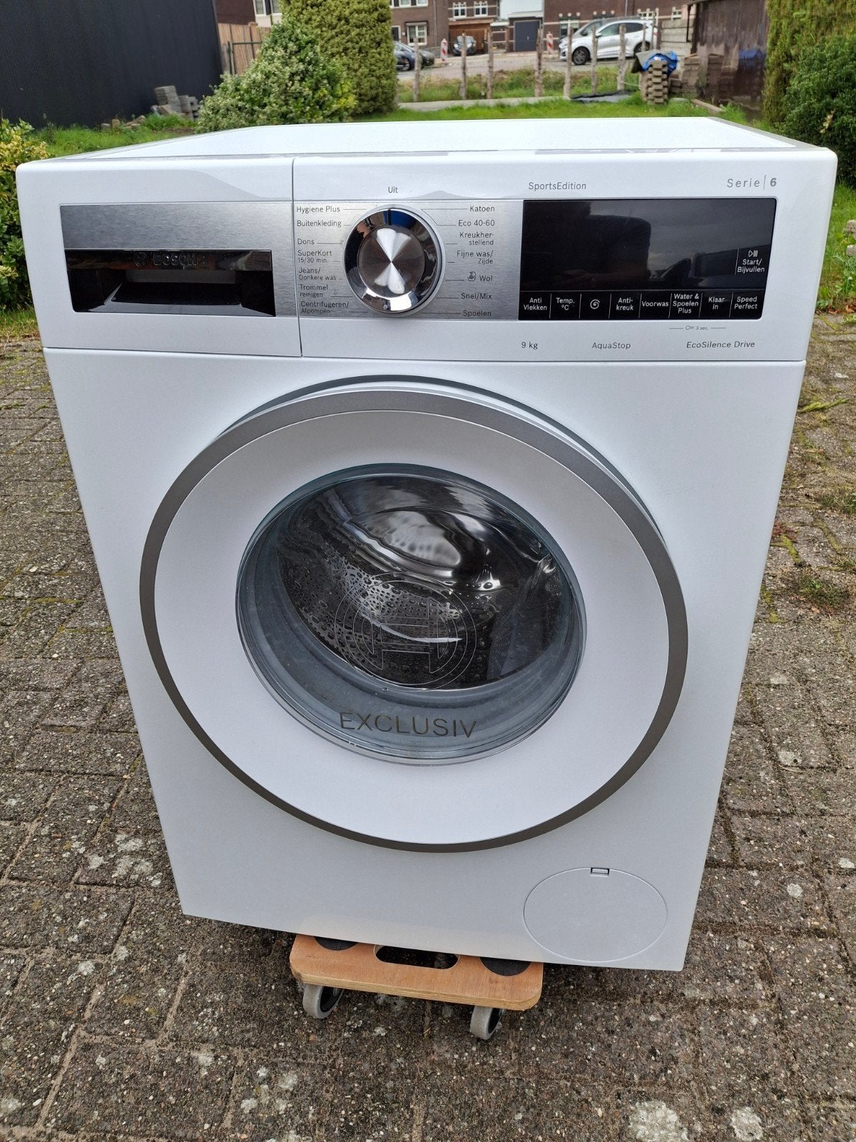 Bosch Serie 6 wasmachine 9kg trommel 1400toeren centrifuge.