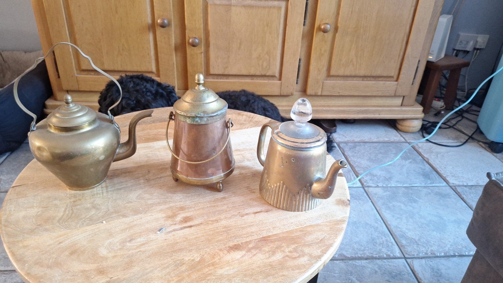 Antieke Koperen en Bronzen Ketels - Set van 3, Ophalen of Verzenden