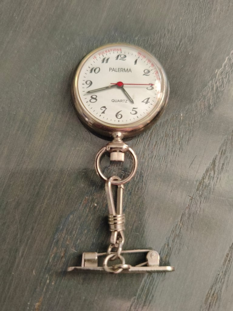 Palermo verpleegstershorloge - Quartz, Overige merken, Staal, Zakhorloge, Gebruikt