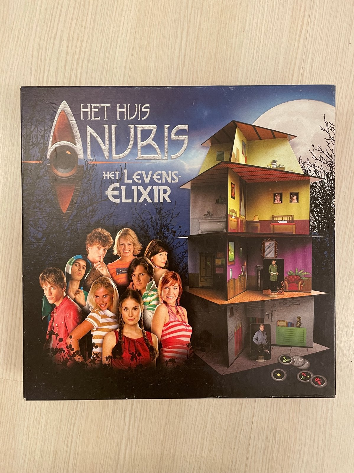 Het Huis Anubis: Het Levenselixir Bordspel, Drie of vier spelers, Ophalen of Verzenden, Gebruikt