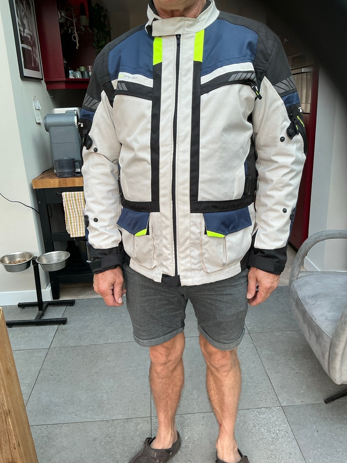 Difi motorjas textiel heren maatXL, Ophalen of Verzenden, Tweedehands, Heren, Jas | textiel