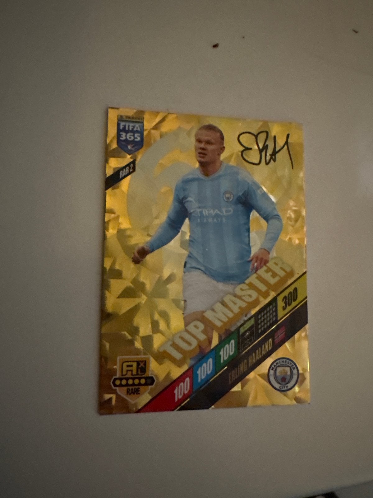 Panini FIFA 365 Adrenalyn XL Erling Haaland Top Master, Verzamelen, Ophalen of Verzenden, Zo goed als nieuw, Buitenlandse clubs