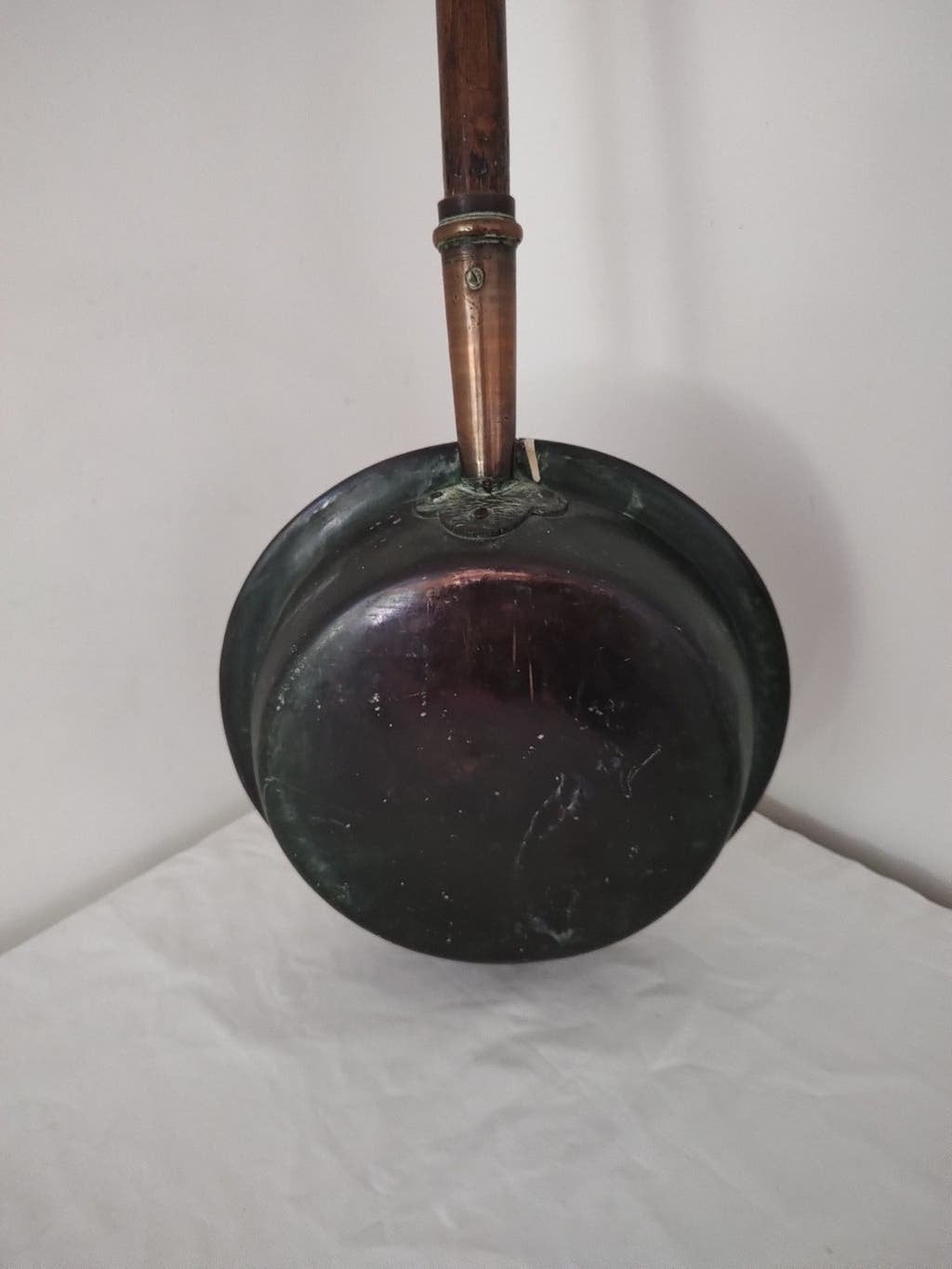 K733 Antieke Engelse Roodkoperen BEDDEPAN zeer fraai, Antiek en Kunst, Antiek | Woonaccessoires, Ophalen