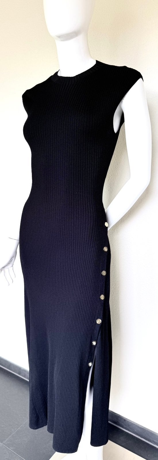 MAJE KNIT JURK ZWART MAAT S, NEW €330,- ALS NIEUW 🖤🖤🖤, Kleding | Dames, Zwart, Ophalen of Verzenden, Zo goed als nieuw, Maat 36 (S)