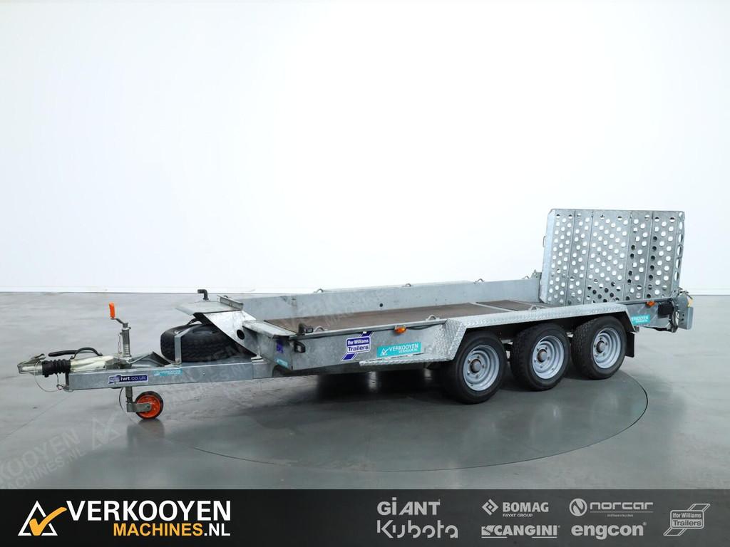2024 Ifor Williams GH146 BT 3-asser VT451 Machinetransporter, Auto's, Overige kleuren, Overige brandstoffen, Origineel Nederlands