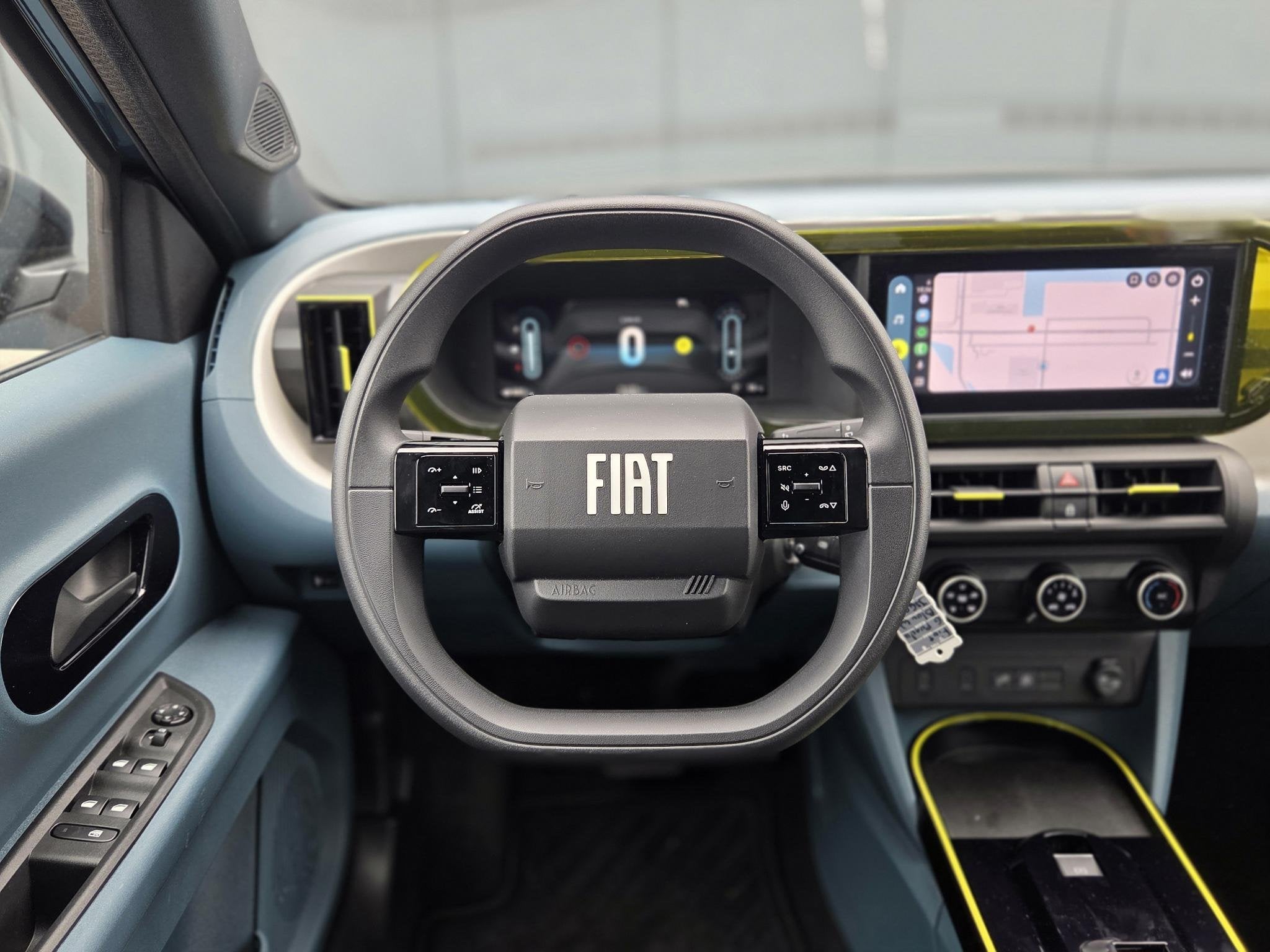Fiat Grande Panda 1.2 Hybrid ICON | Apple-Android | Cruise C, Auto's, Fiat, Stof, Blauw, Origineel Nederlands, Bedrijf