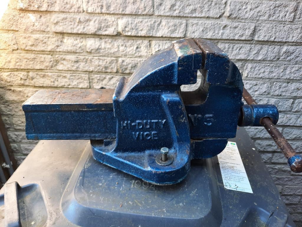HI‑DUTY VICE No. 5 bankschroef – zwaar model – goede staat, Ophalen, Gebruikt