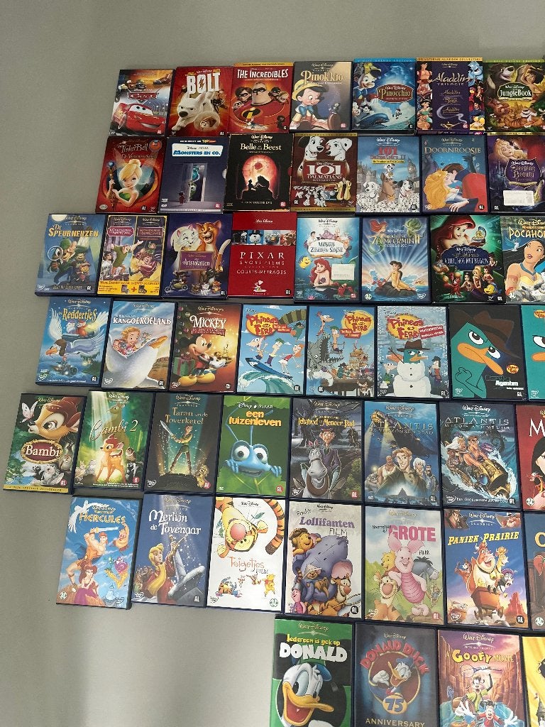 klassieke disney's en meer, Ophalen, Animatie, Nederlands, Zo goed als nieuw