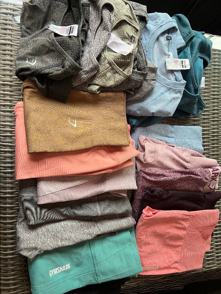 Gymshark leggings en tops, Maat 38/40 (M), Meerkleurig, Ophalen of Verzenden, Fitness of Aerobics