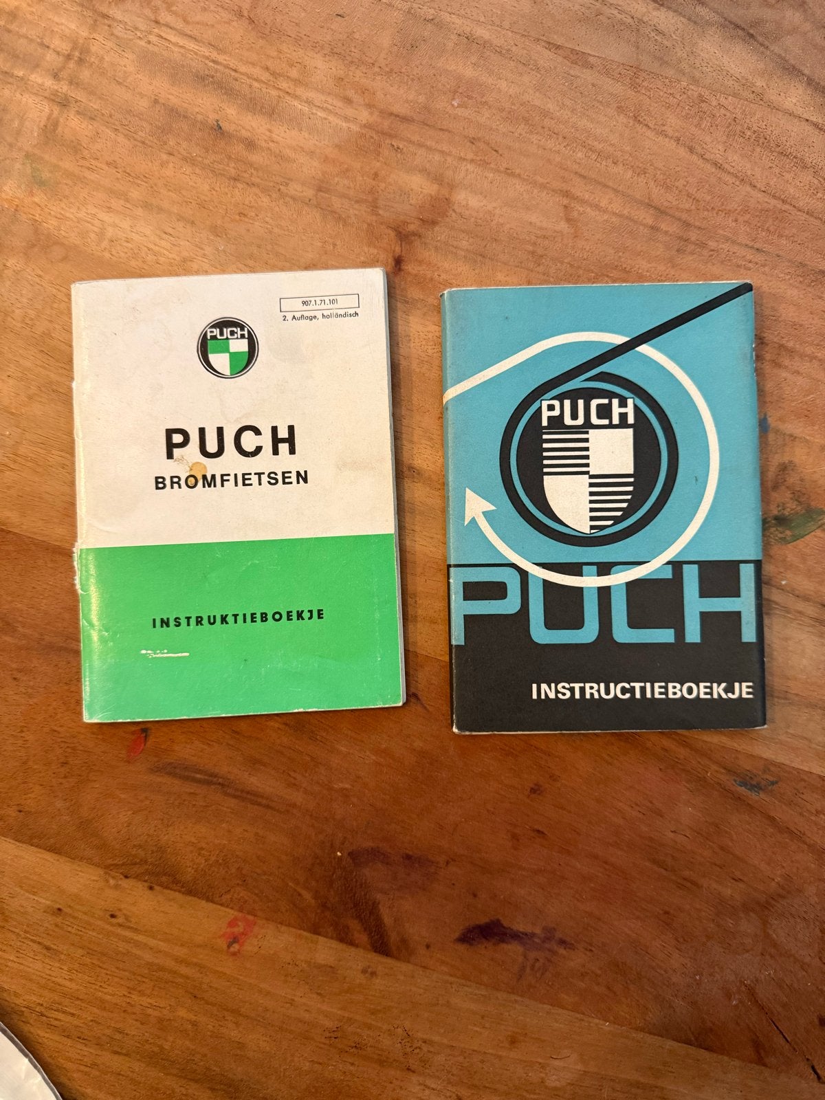 Puch Bromfietsen Instructieboekjes (2 stuks), Ophalen of Verzenden, Gebruikt