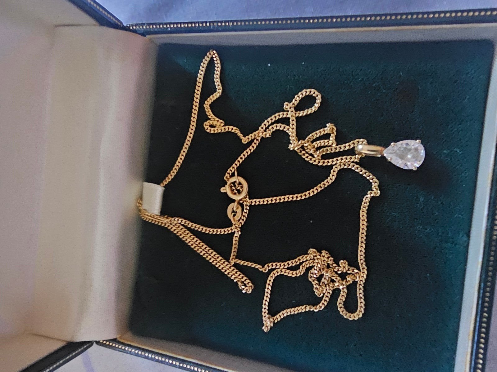 Gouden ketting 18k met hanger 14k, Ophalen of Verzenden
