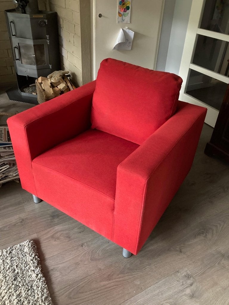 Heerlijke grote stoel, fauteuil, Ophalen, Gebruikt, 75 tot 100 cm, 75 tot 100 cm