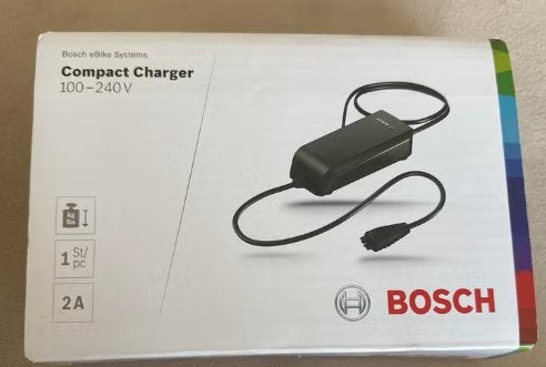 Bosch Compact Charger 2A voor eBike Systemen, Fietsen en Brommers, Fietsaccessoires | Fietsaccu's, Ophalen, Zo goed als nieuw